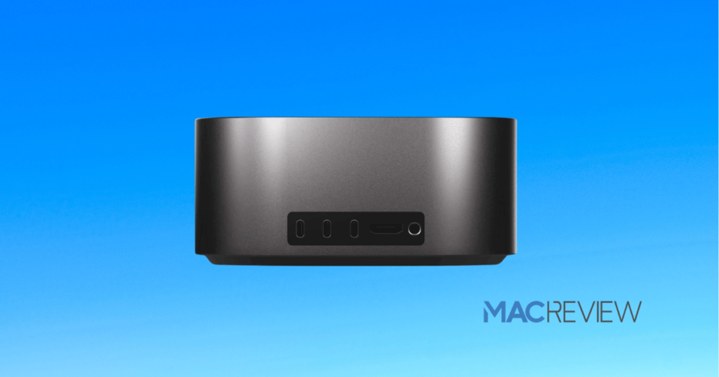 Mac mini M4 with front-facing USB-C ports for enhanced connectivity.